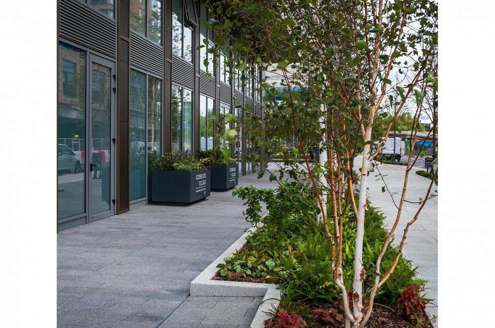 Berkeley Group Kidbrooke Village, London SE3, Movable Steel Planters